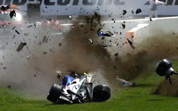 Robert Kubica Crash 2007 Canadian Grand Prix