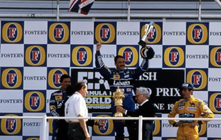 1992 British GP Podium