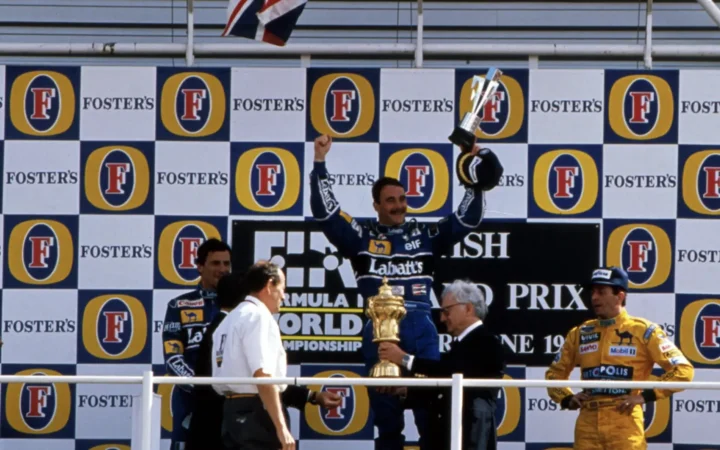 1992 British GP Podium