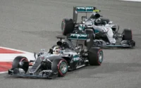2016 Abu Dhabi Grand Prix Lewis and Rosberg
