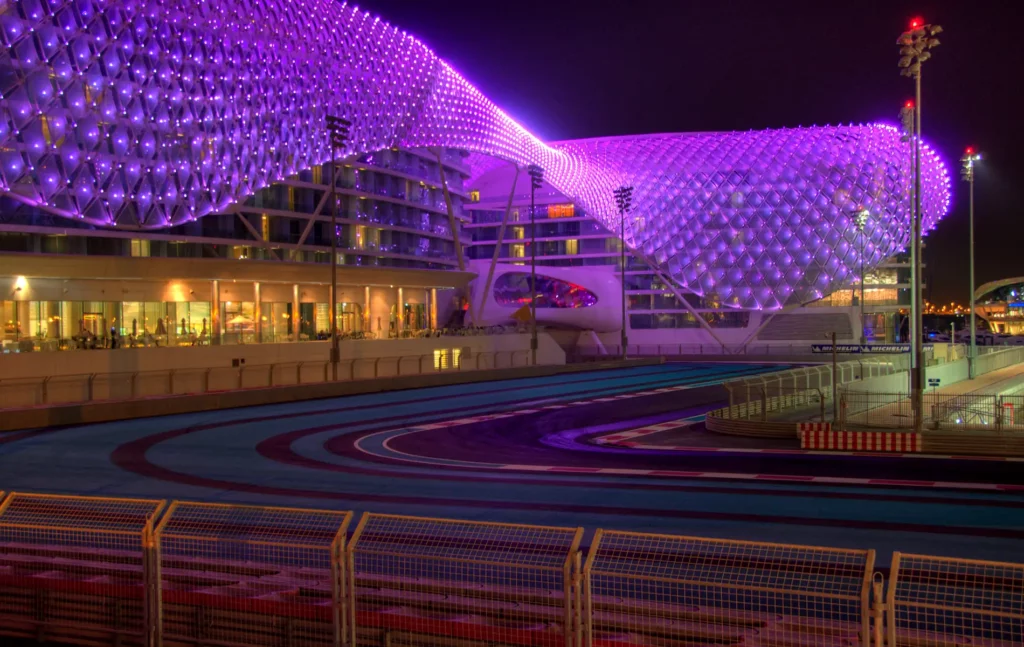 Yas Marina Circuit in Abu Dhabi, United Arab Emirates