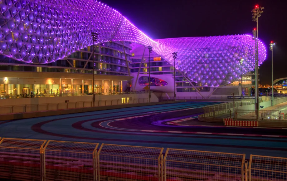 Yas Marina Circuit in Abu Dhabi, United Arab Emirates