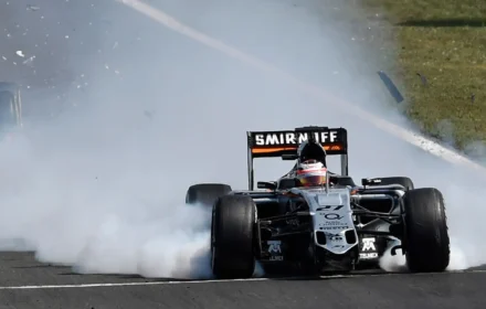 Nico Hülkenberg Front Wing Failure