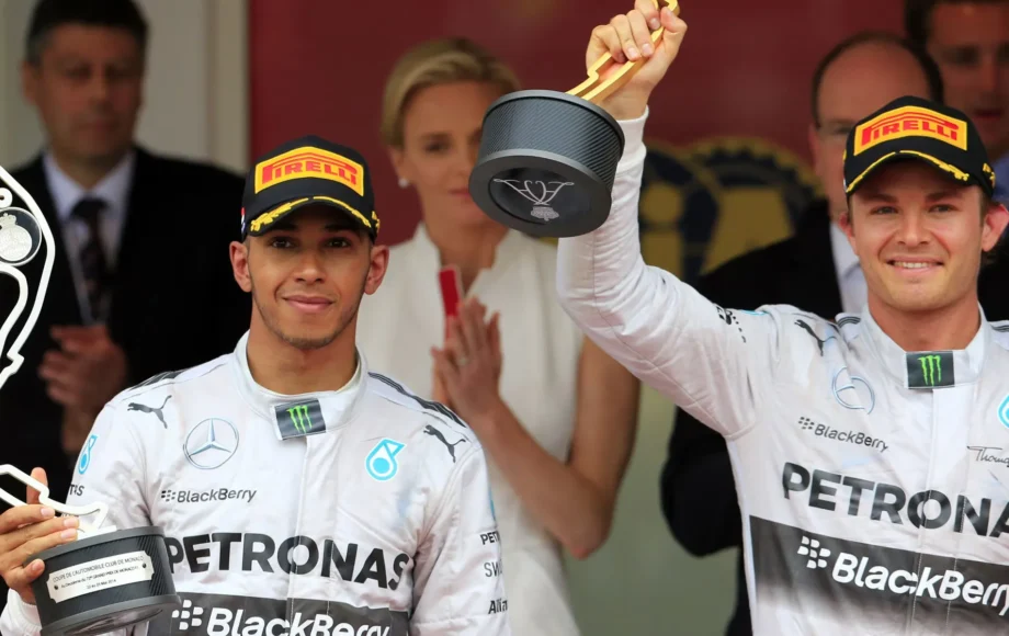 2014 Monaco Grand Prix Nico and Lewis