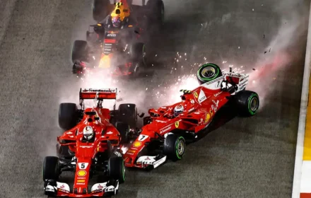 2017 Singapore Grand Prix Crash