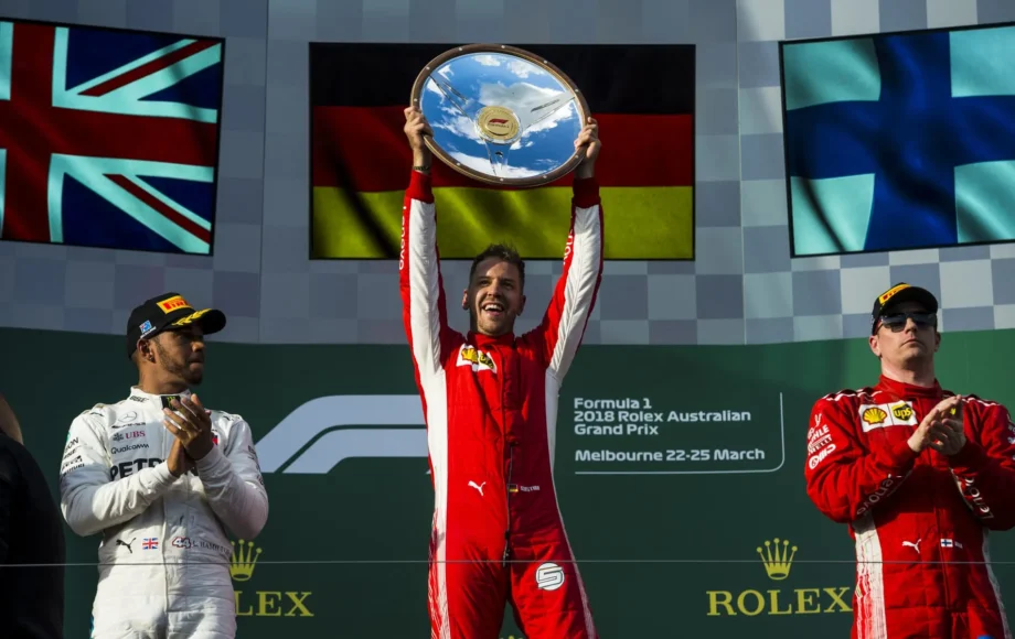 2018 Australian Grand Prix Seb Winner