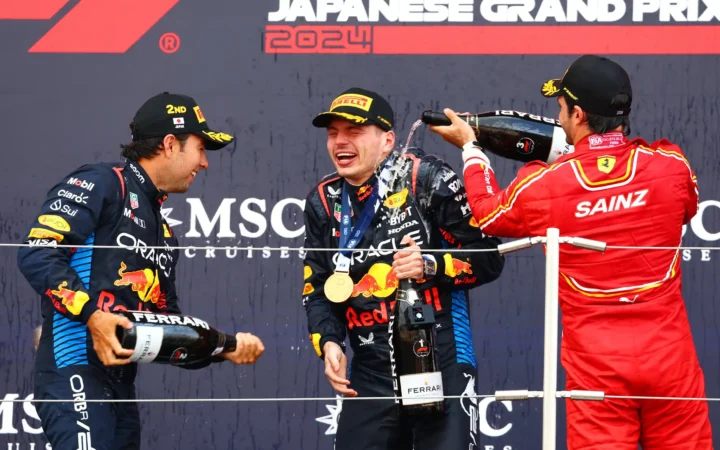 2024 Japanese Grand Prix Podium