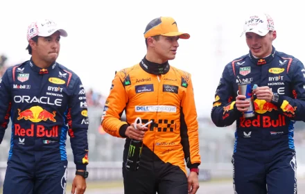 Max Verstappen Beats Sergio Perez To Pole In Suzuka with Lando Norris P3