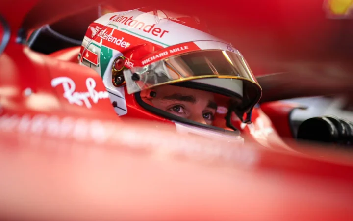 Charles Leclerc Ferrari FP1 2024 Emilia Romagna Grand Prix