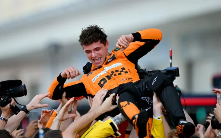 Lando Norris Mclaren No 4 Wins 2024 Miami Grand Prix