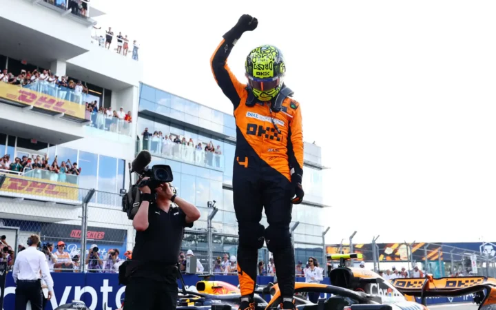 Lando Norris No 4 Mclaren Wins 2024 Miami Grand Prix