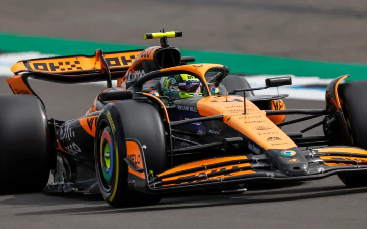 Lando Norris 4 Mclaren 2024 British Grand Prix FP2