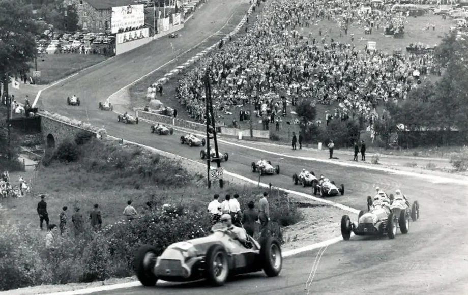 1950 Belgian Grand Prix Eau Rouge (and Raidillon)