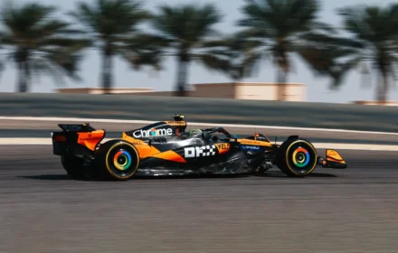 Lando Norris McLaren 2025 Bahrain GP FP1