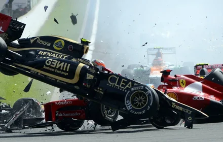 Romain Grosjean 2012 Belgian Grand Prix Crash