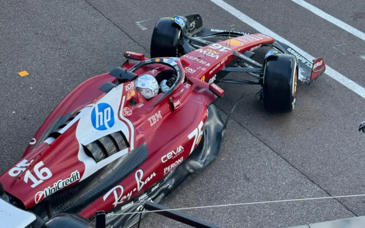 Charles Leclerc Ferrari 2025 Monaco GP FP2