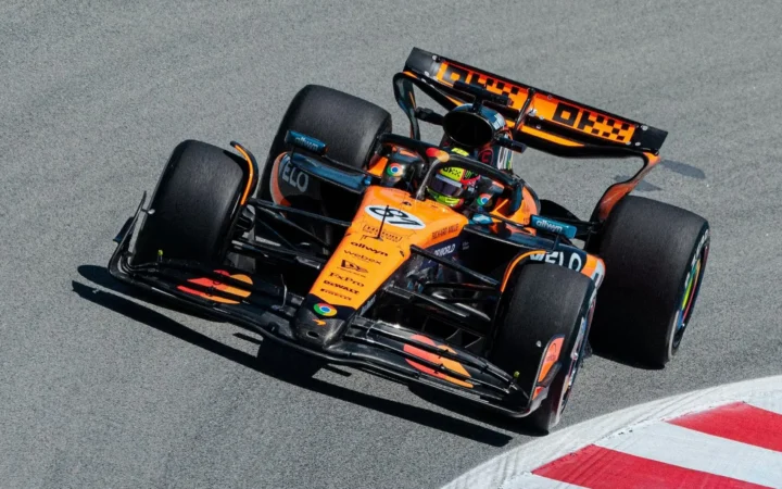 Oscar Piastri McLaren 2025 Spanish GP FP2