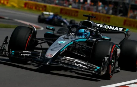 George Russell Mercedes 2025 Canadian GP FP2