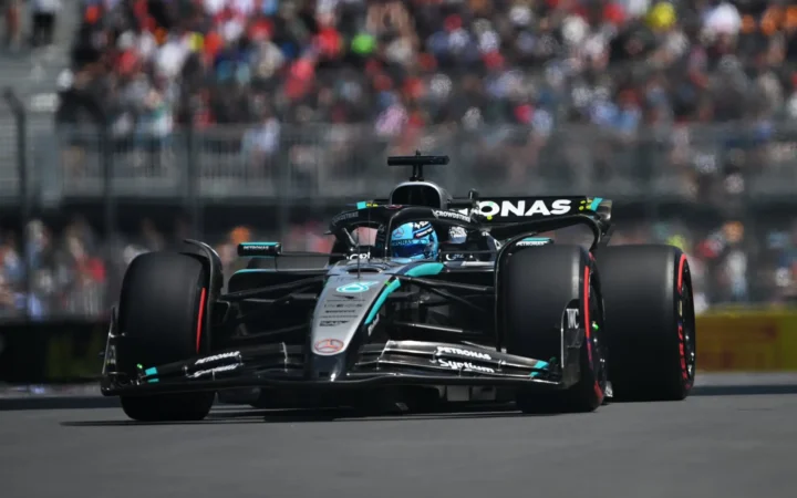 George Russell Mercedes 2025 Canadian Qualifying