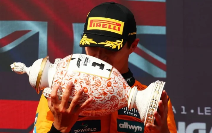 Lando Norris 2025 Hungarian GP Winner