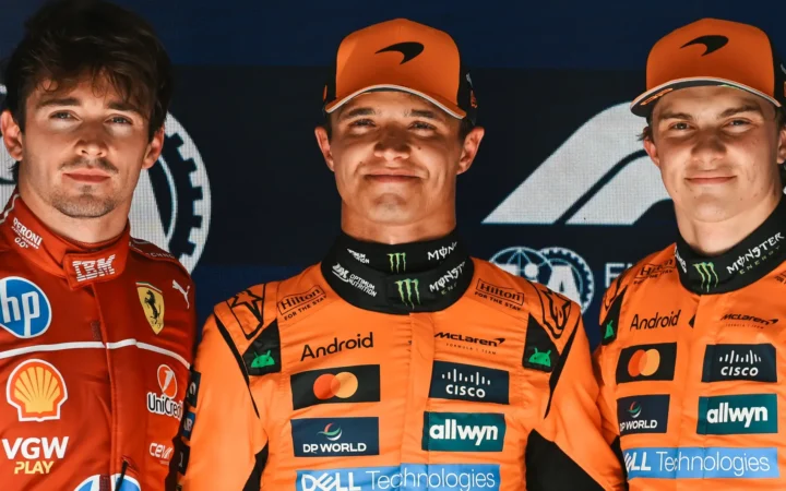 Lando Norris McLaren 2025 Belgian GP Qualifying Pole