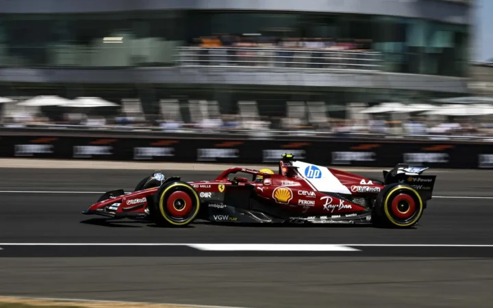 Lewis Hamilton Ferrari 2025 British GP FP1