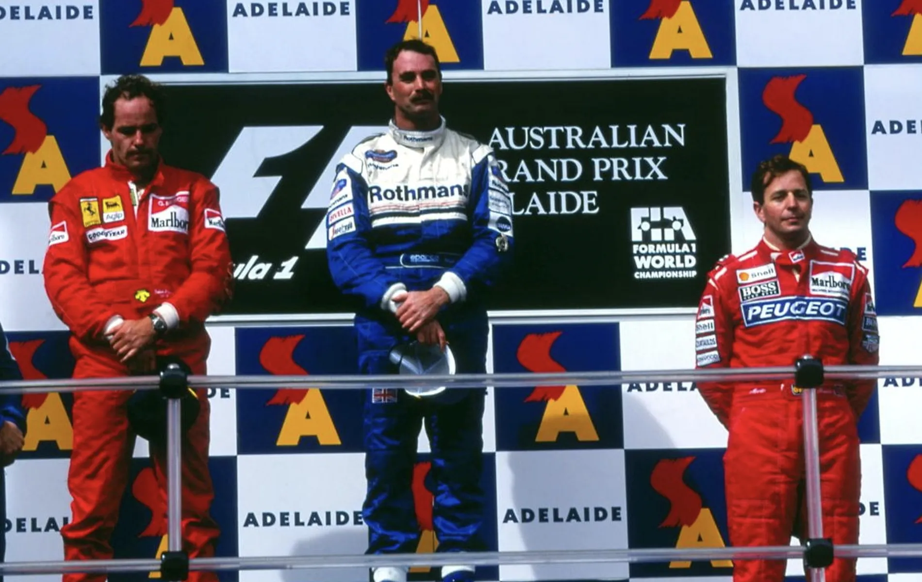 Nigel Mansell wins the 1994 Australian Grand Prix