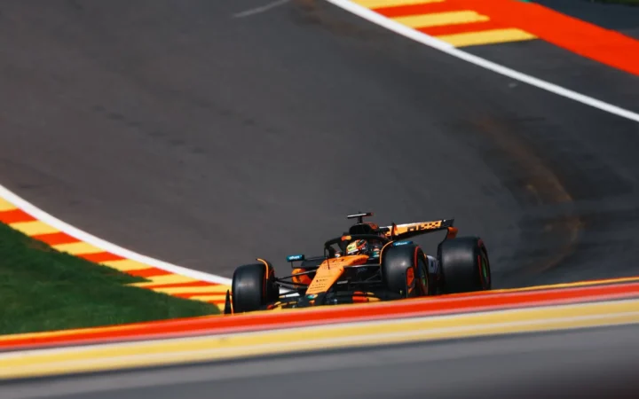 Oscar Piastri McLaren 2025 Belgian GP Sprint Qualifying