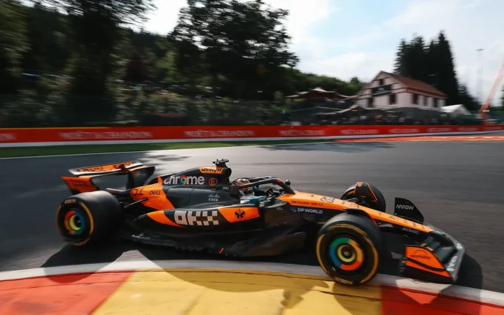 Oscar Piastri McLaren 2025 Belgian GP Winner