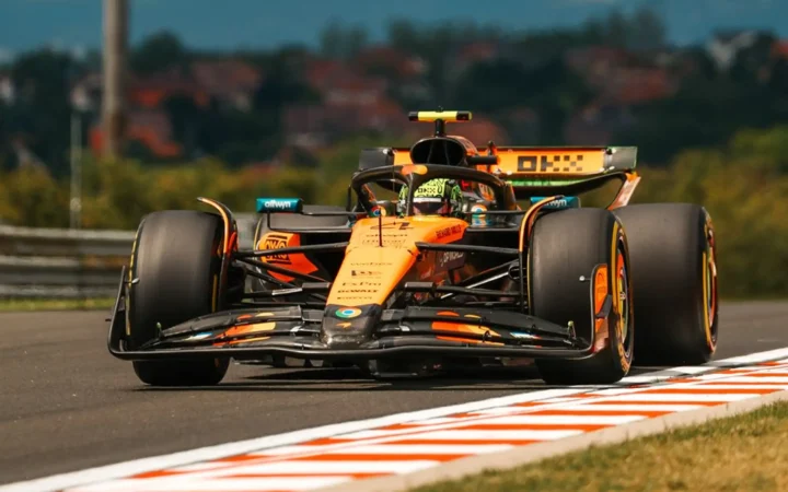 Lando Norris 2025 Hungarian GP FP1