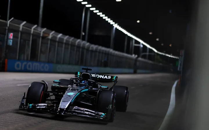 George Russell 2025 Singapore GP Winner