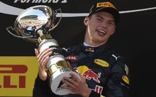 Max Verstappen, 2016 Spanish GP Podium