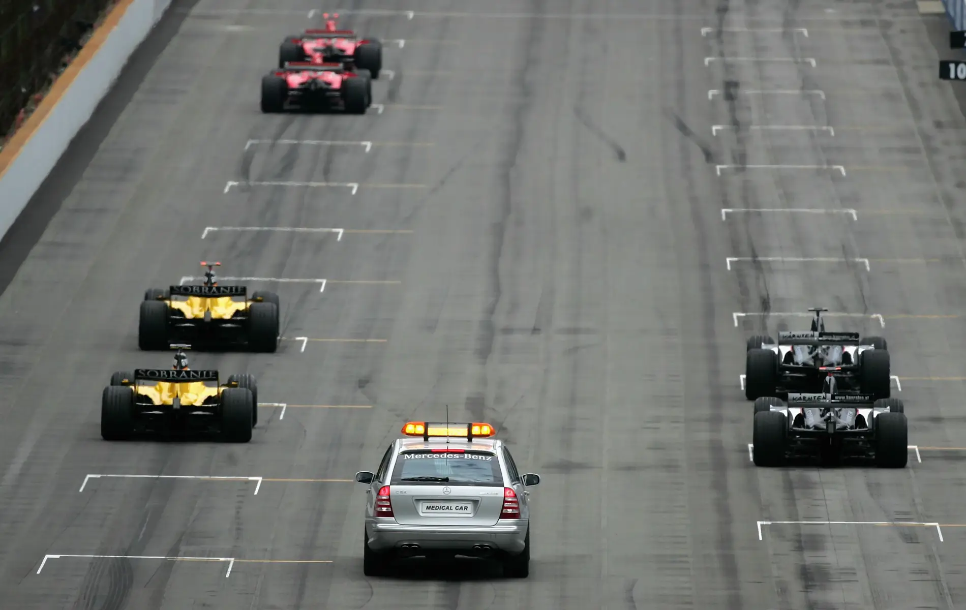 2005 US Grand Prix Six Car Start