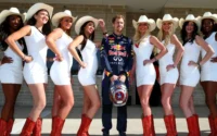 F1 Grid Girls with Sebastian Vettel, COTA