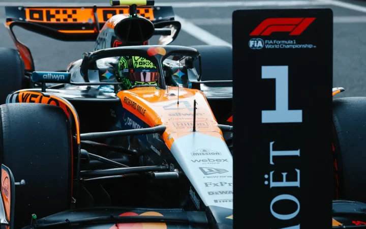 Lando Norris 2025 Mexico City GP Pole Qualifying