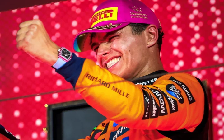 Lando Norris McLaren 2025 Singapore GP