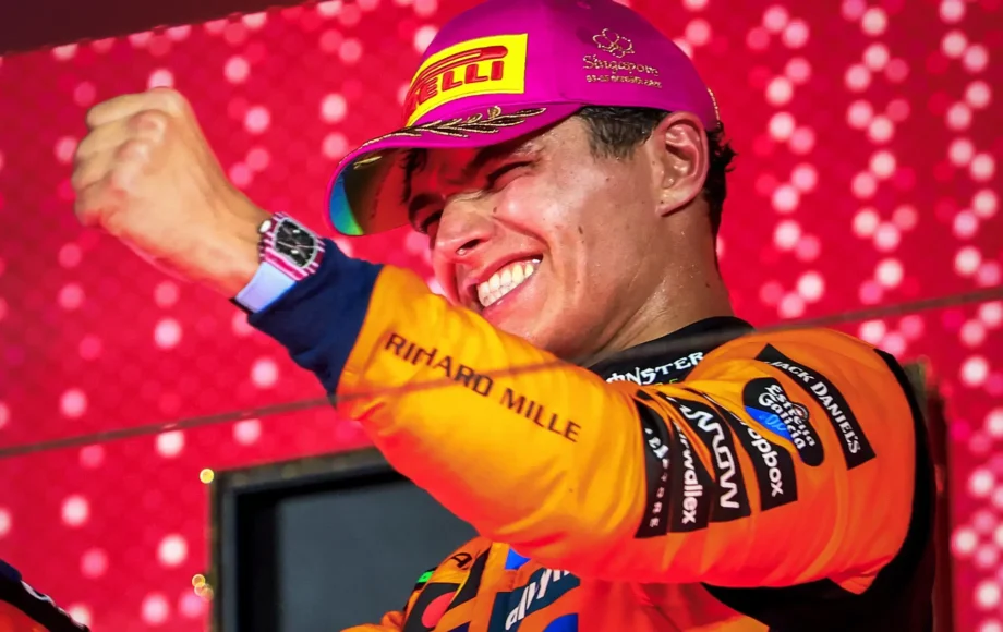 Lando Norris McLaren 2025 Singapore GP