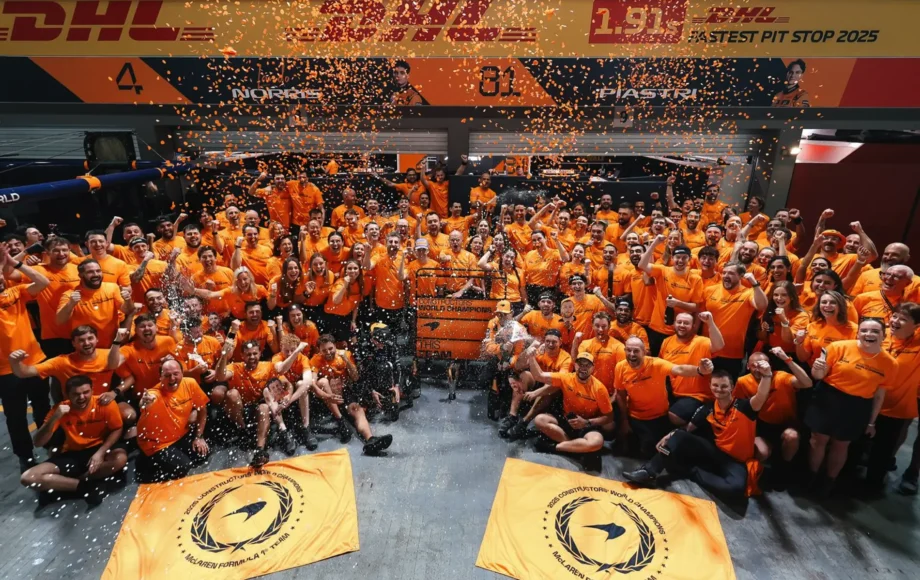McLaren Champions at 2025 Singapore GP