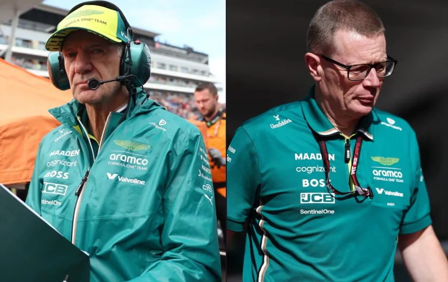 Adrian Newey and Andy Cowell