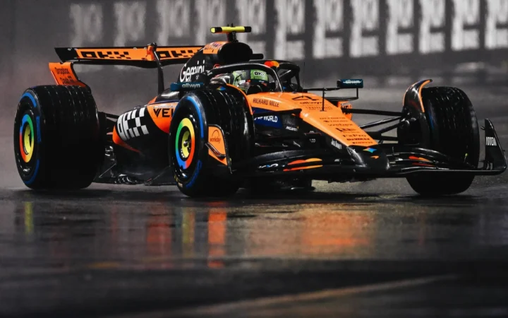 Lando Norris 2025 Las Vegas GP Pole