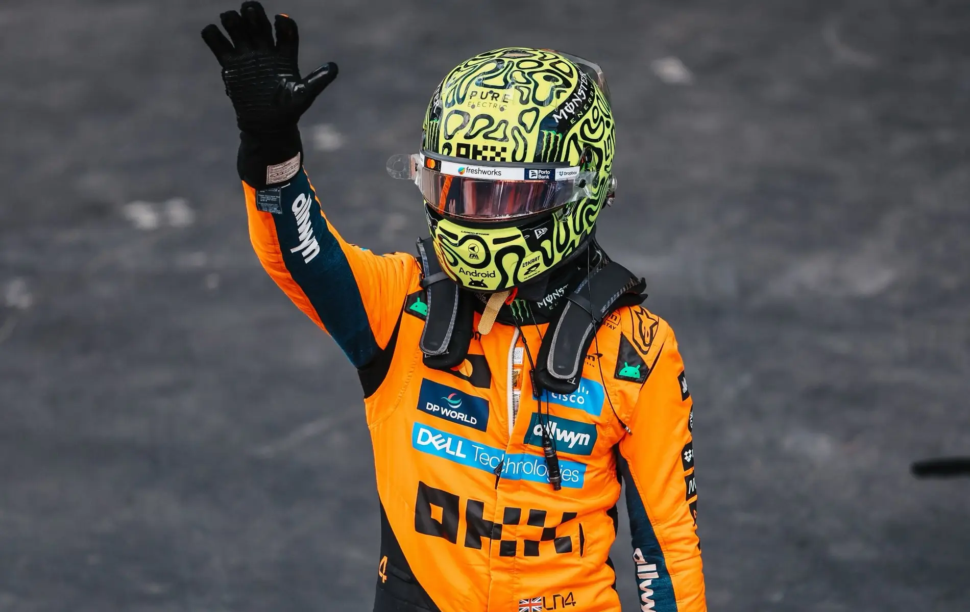 Lando Norris 2025 Sao Paulo GP Pole