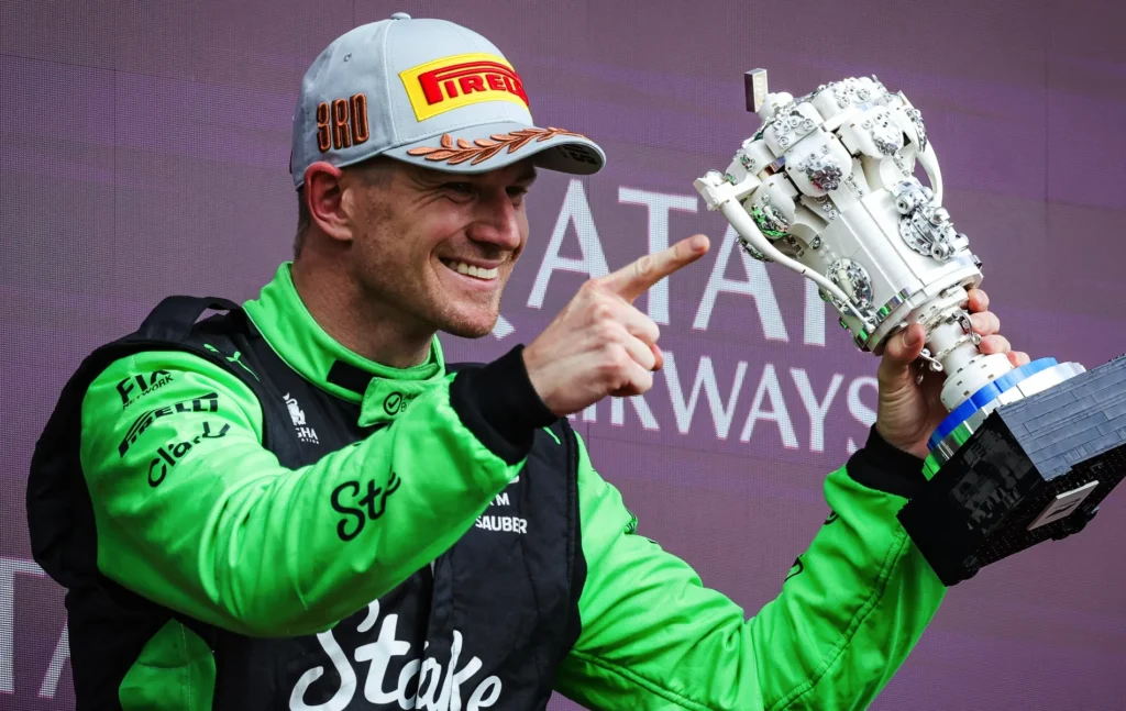 Nico Hulkenberg ends 238-race wait for podium at British Grand Prix
