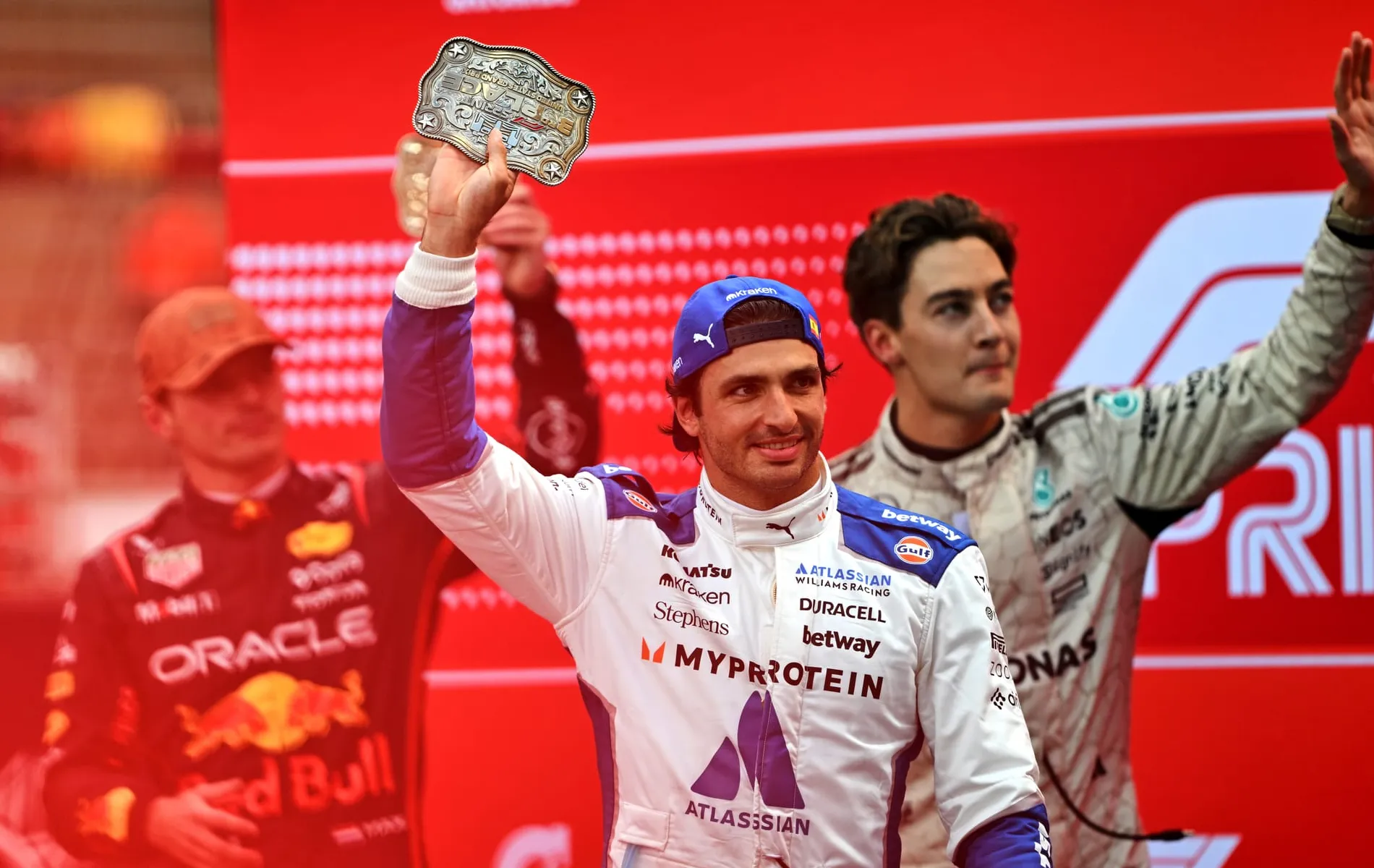 Carlos Sainz takes P3 in the Sprint at Austin.