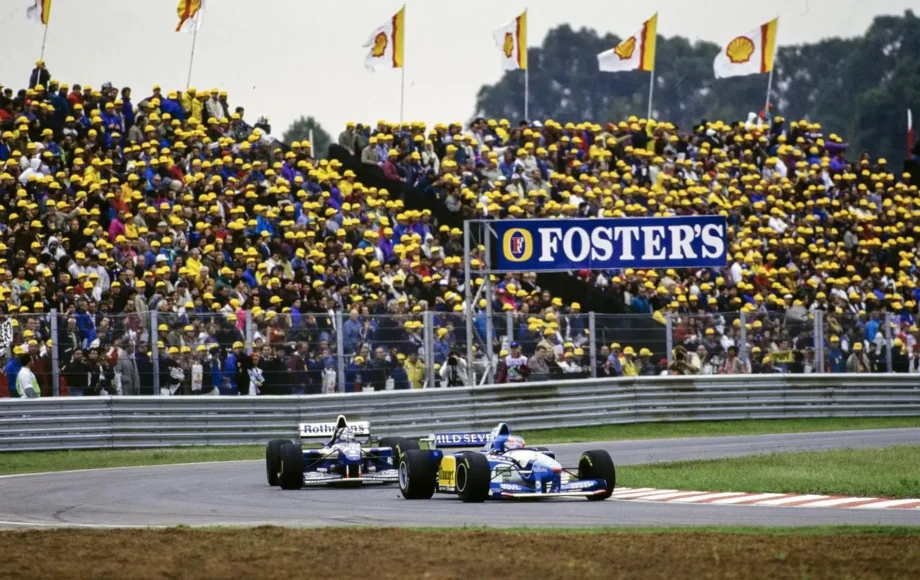 Hill and Schumacher, Argentine Grand Prix, May 1995