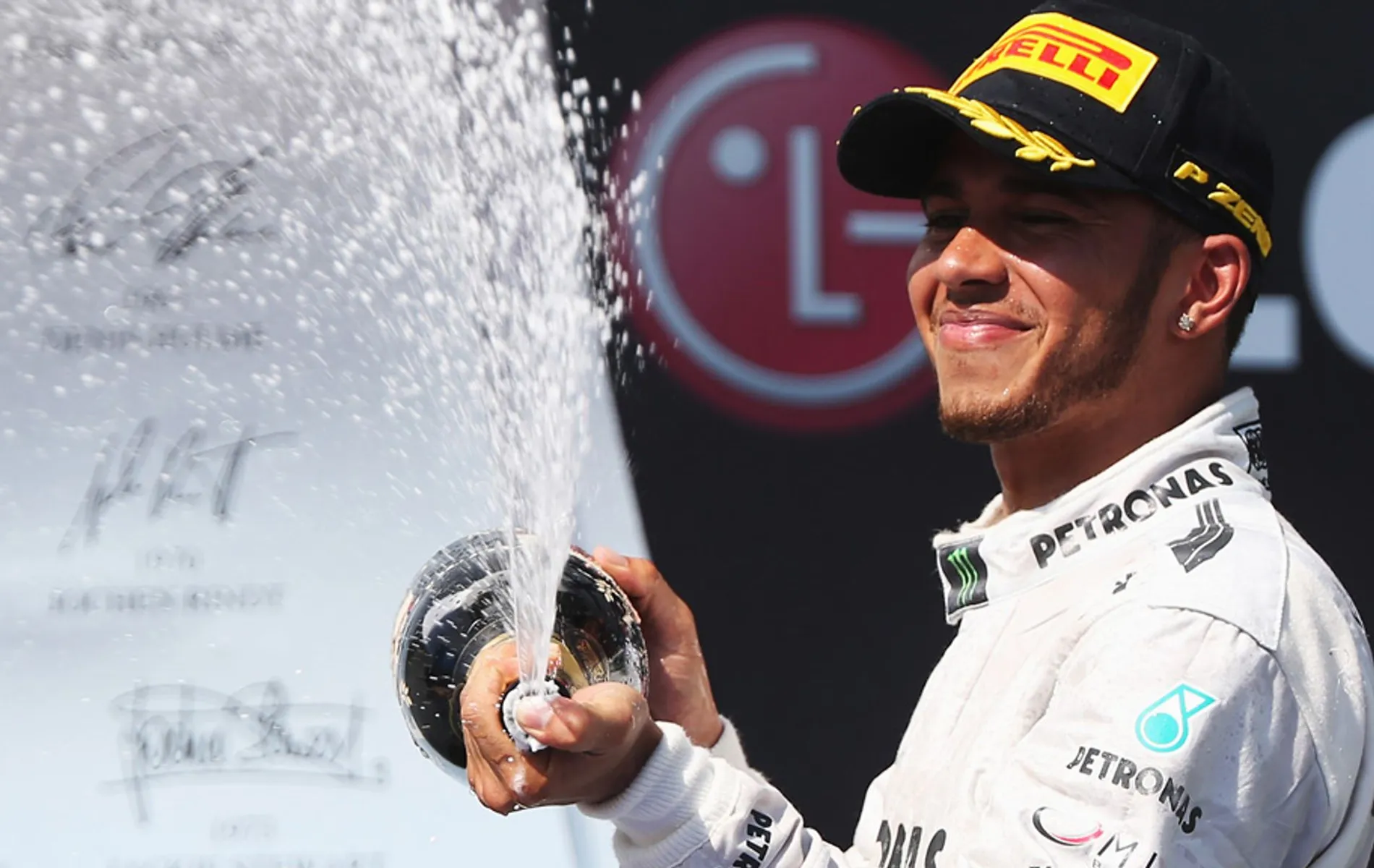 Hamilton Hungarian Grand Prix Winner 2013