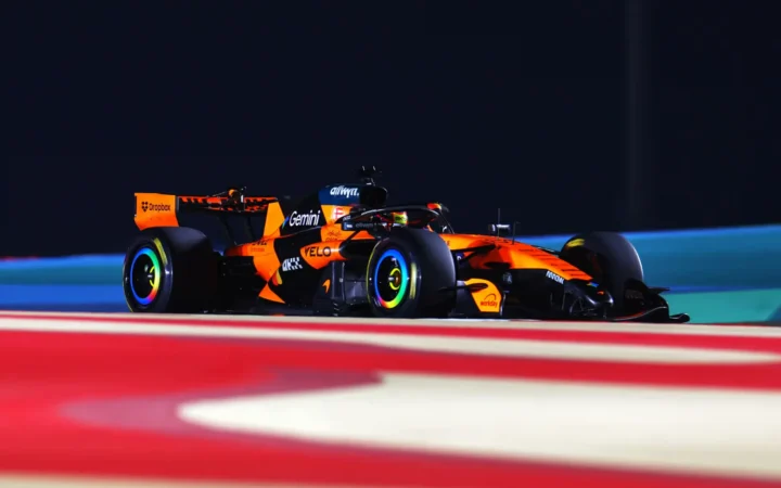 Oscar Piastri MCL40 2026 Bahrain Pre-Season Test 2 Day 1