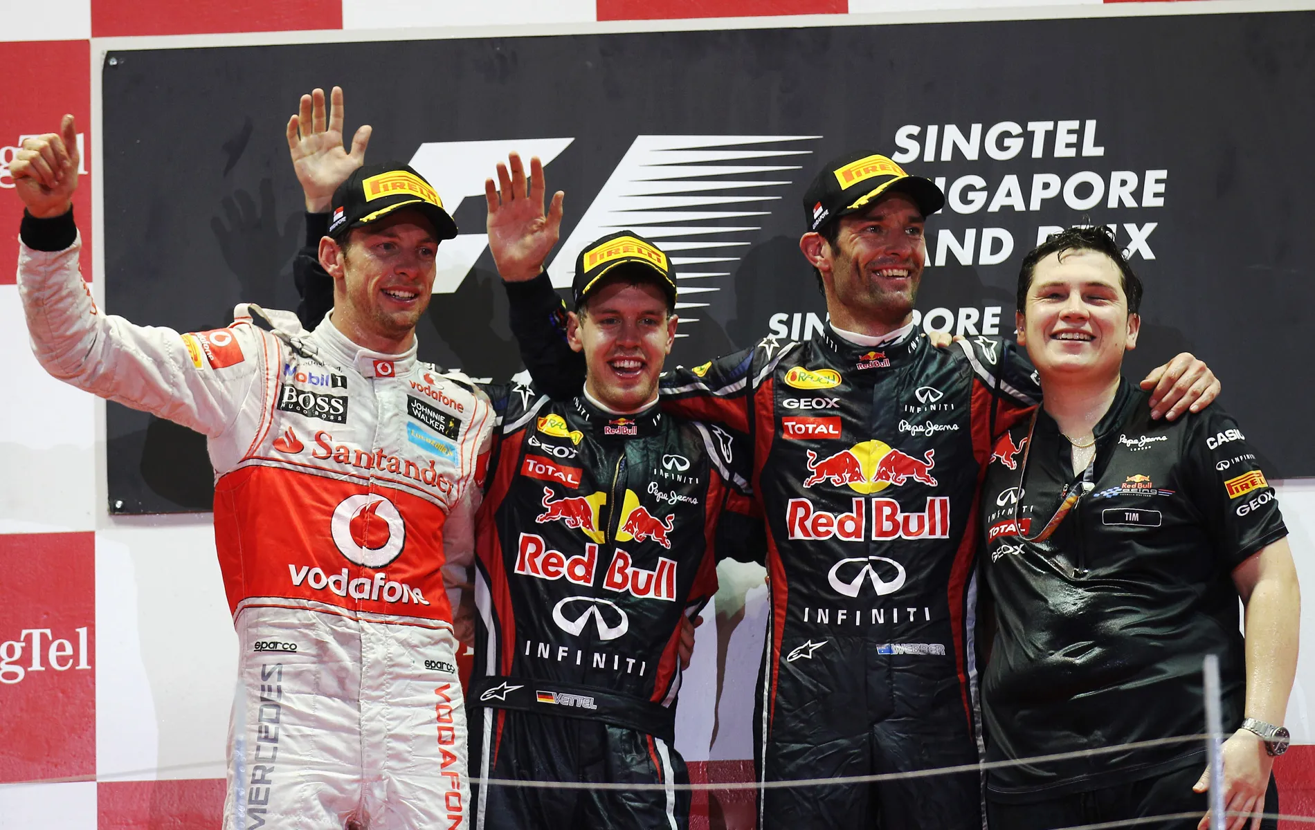 Vettel Winner 2011 Singapore GP