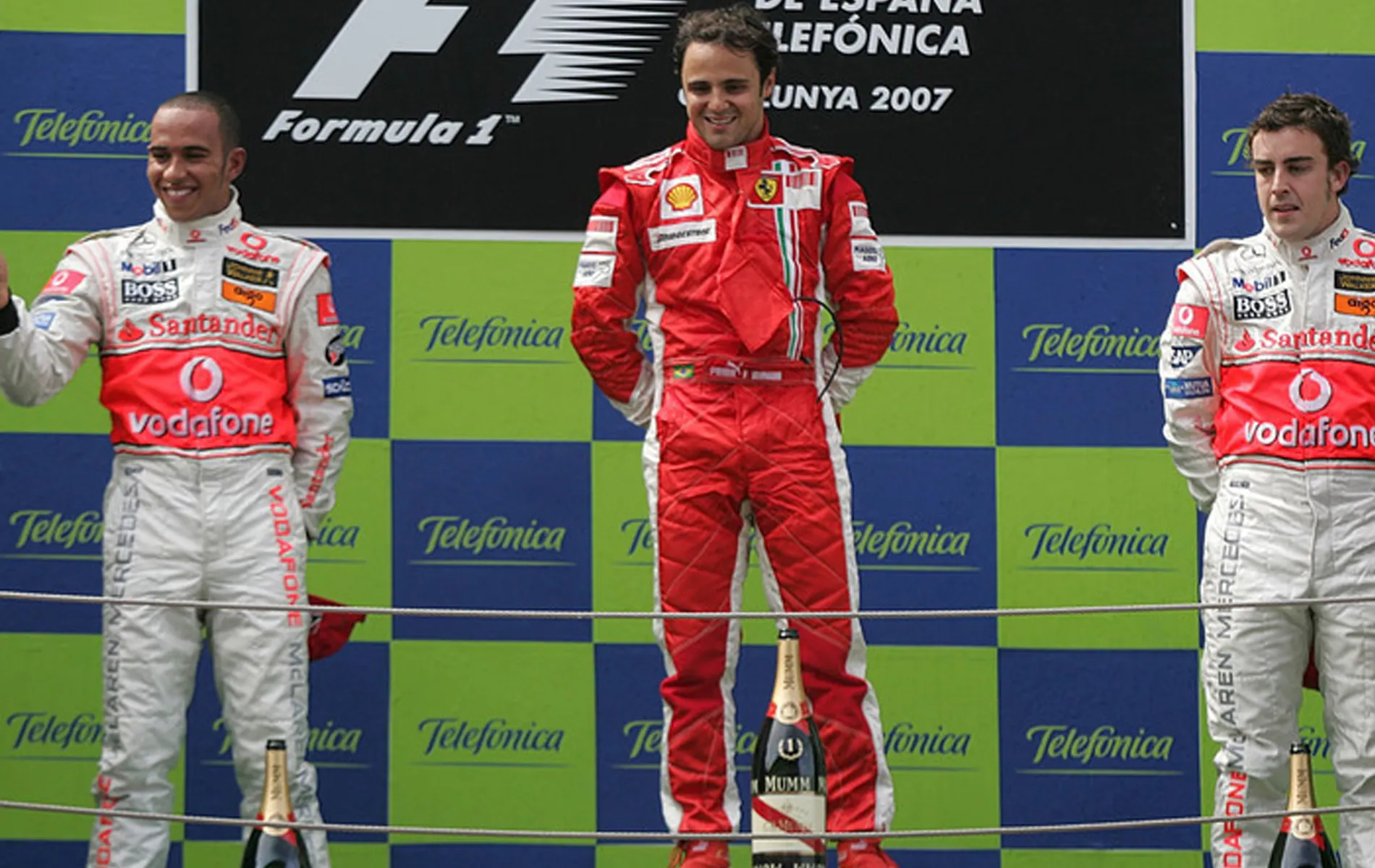 2007 Spanish Grand Prix Podium