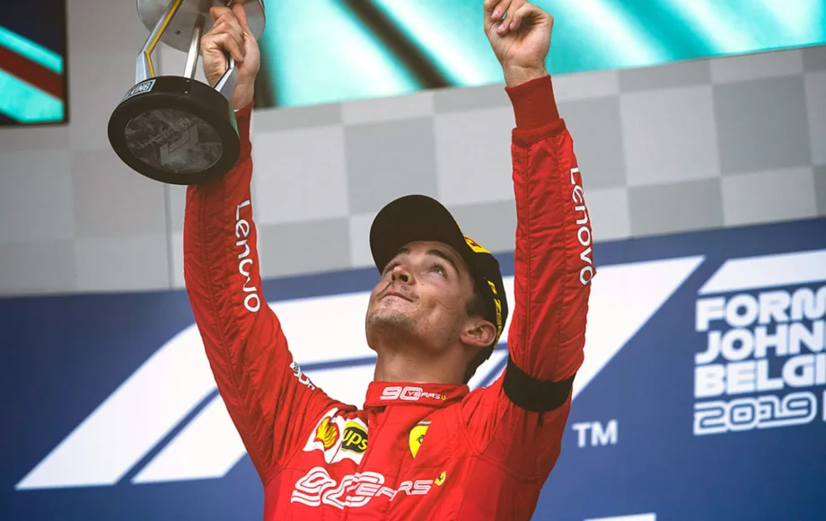 2019 Belgian Grand Prix Leclerc Winner