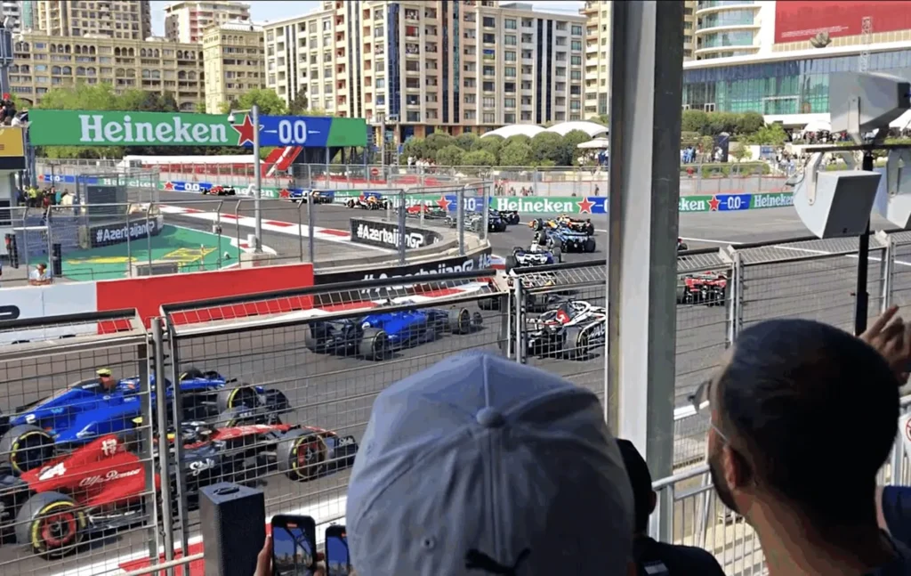 Baku Turn 1 Absheron grandstand